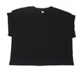 Dames T-shirt Organic Mantis Crop Top T M96 Black